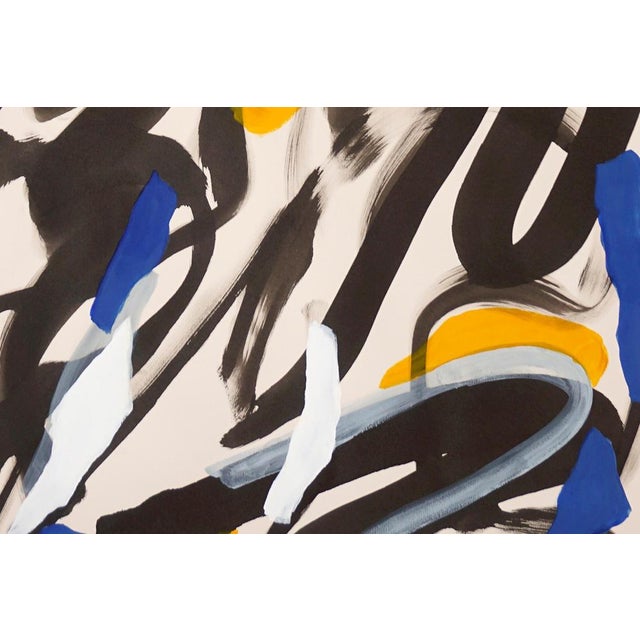 Plastic Romina Milano, A Windy Day, 2023, Acrylic on Paper For Sale - Image 7 of 8