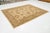 Floral Designed Modern Paki Peshawar Wool Rug Handmade in Beige For Sale - Image 4 of 10