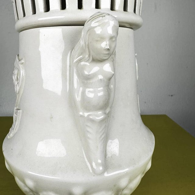 Cup with Lid in Capuani Este Ceramic For Sale - Image 3 of 12