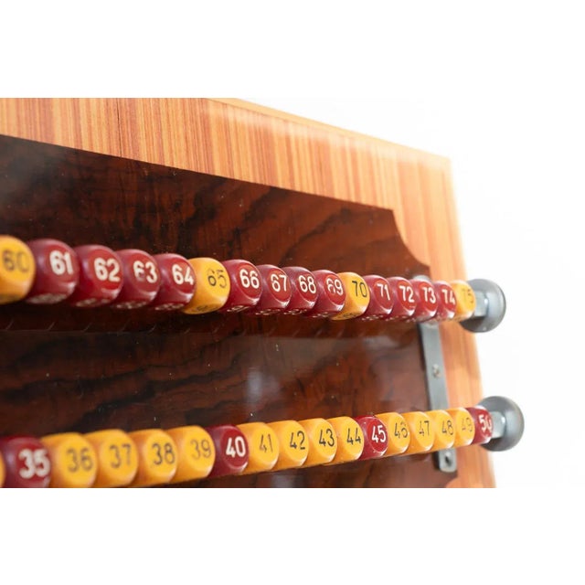 Vintage Italian Billiard Scoreboard by Biliardi Mari, 1980s For Sale - Image 4 of 11