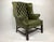 Vintage Leather Wingback Chair, 1960s For Sale - Image 4 of 16
