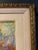 Bright Pink Mid 20th Century Expressive Abstract Landscape Oil Painting, Double Matted With Gold Frame For Sale - Image 8 of 13