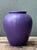 Vintage West German Handcrafted Purple Ceramic Vessel For Sale - Image 10 of 15