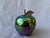 Vintage Artisan Made Green Pottery Apple Sculpture Signed For Sale - Image 14 of 14