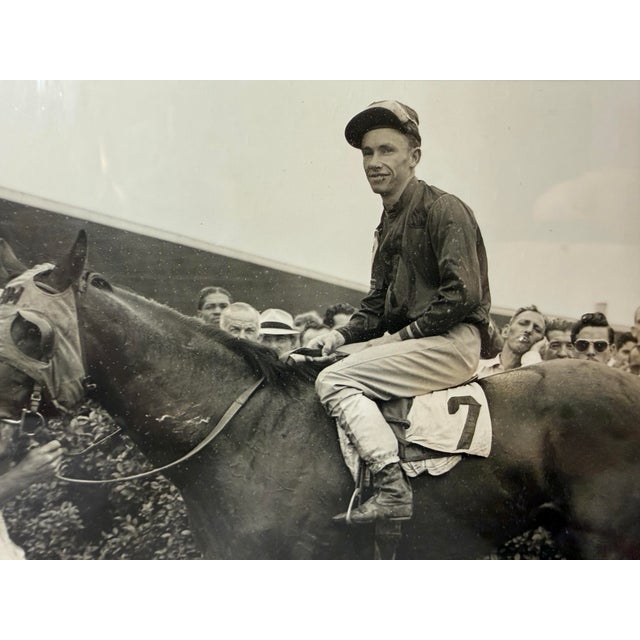 Photography Vintage 47 Original Bert Morgan Dreamer Jamaica Horse Racing Jockey Photograph For Sale - Image 7 of 12