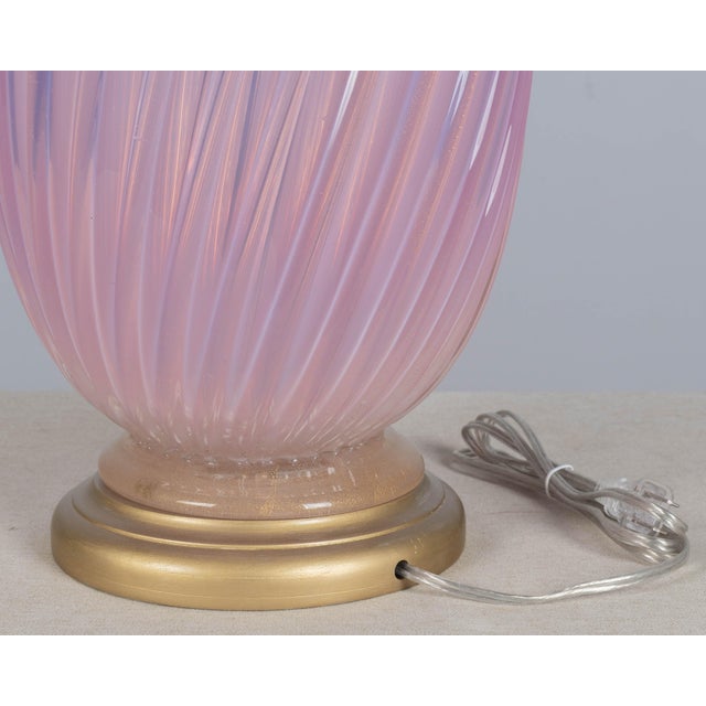 Seguso Murano Glass Mid Century Lamp For Sale - Image 11 of 11