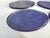 Vintage Cobalt Blue Glass Plate, 1970s, Set of 4 For Sale - Image 3 of 6