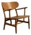 Hans Wegner Lounge Chair, Model No. Ch-22 by Carl Hansen & Son, Denmark, 1951 For Sale
