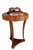 1 of 2 Antique Italian Neoclassical Walnut Inlaid Round Side Table Nightstands. This listing is for one table but we...