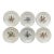 Mid 20th Century Porcelain Song Bird Plates JKW Western Germany, Set of 6 For Sale