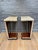 Italian Mirrored and Lacquered Goatskin Console Tables, 1950, Set of 2 For Sale - Image 12 of 17