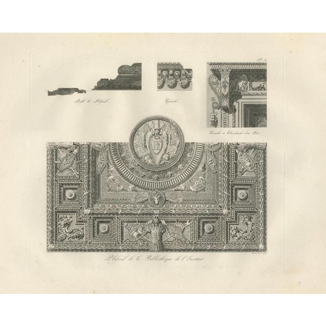 Louis-Pierre Baltard, Louvre Architectural Studies, 1803, Paper, Set of 2 For Sale - Image 10 of 16