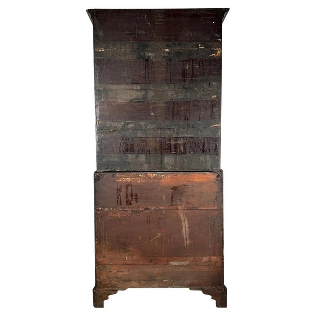 George III Mahogany Bureau Bookcase, 1790 For Sale - Image 9 of 14