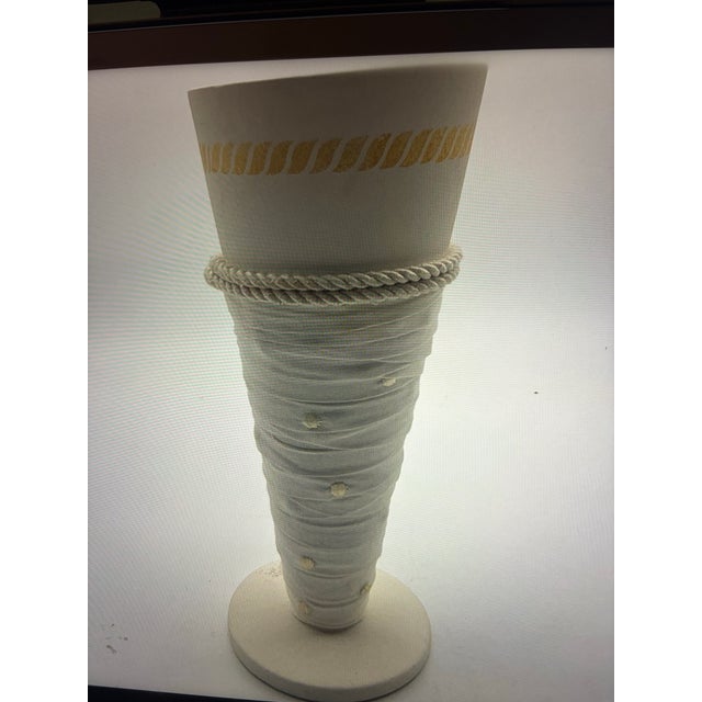 Ceramic 1970s Emilio Robba Signed Decorative Art Vase – 10.25” For Sale - Image 7 of 7