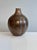 Hand-Thrown Speckled Mocha Brown Glazed Studio Ceramic Vase by Kristian Körting, Germany, 1980s For Sale - Image 17 of 17