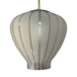 Swedish Modern Onion Pendant Lamp by Harald Notini for Böhlmarks, 1930s For Sale