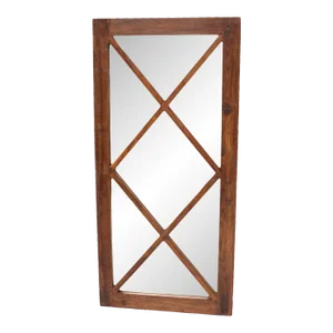 Crisscross Diamond Mirror