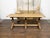 Wood French 19th Century Bleached Oak Farm Table with Trestle Base and Baluster Legs For Sale - Image 7 of 12