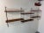 Mid-Century Modern Teak and Steel String Wall System by Kajsa & Nils Nisse Strinning for String, 1950s, Set of 6 For Sale - Image 9 of 9