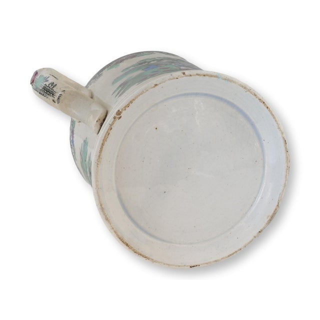 1840s English Staffordshire Transferware Frog Mug For Sale - Image 4 of 8