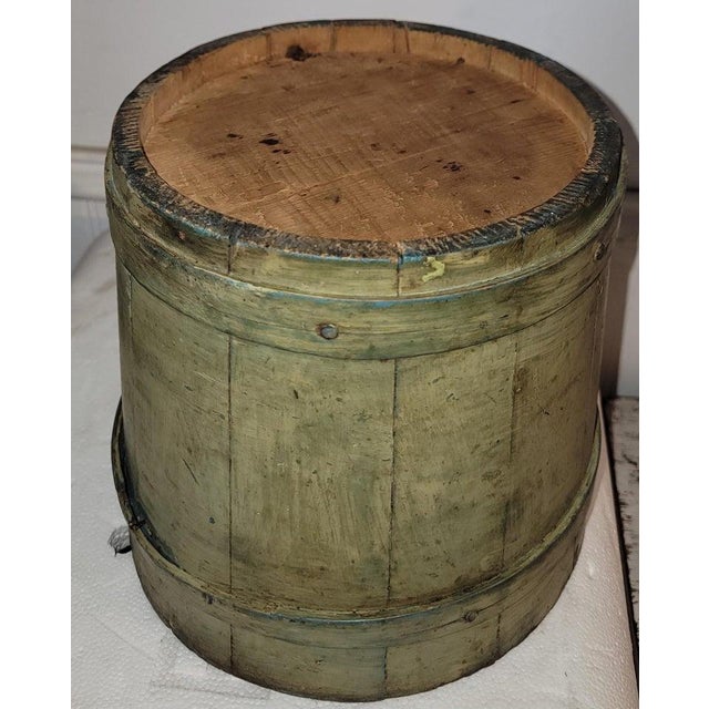 19th Century Original Painted Bucket For Sale In Los Angeles - Image 6 of 7
