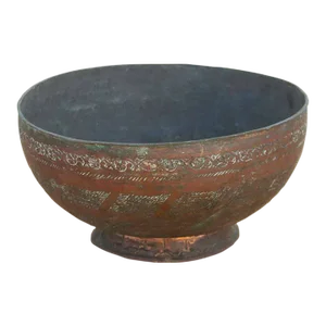 19th Century Indian Copper Bowl