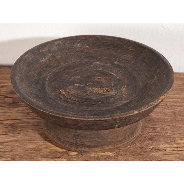 Small Antique Wooden Bowl For Sale - Image 5 of 7