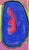 Abstract Figure in Blue Pool - Vintage Abstract Impressionist Composition in Oil by Kristin Cohen For Sale - Image 3 of 5