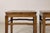 Pair of Vintage Chinese Hardwood Side Tables with Humpback Stretchers For Sale - Image 11 of 12
