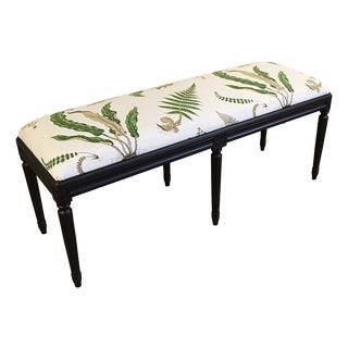 Mid-Century Swedish Gustavian Bench by G.P & J. Baker Ferns, 1960s For Sale