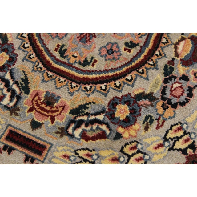 Shabby Chic Pak-Persian Taupe/Yellow Wool Rug - 2'1'' X 3'2'' For Sale In New York - Image 6 of 9