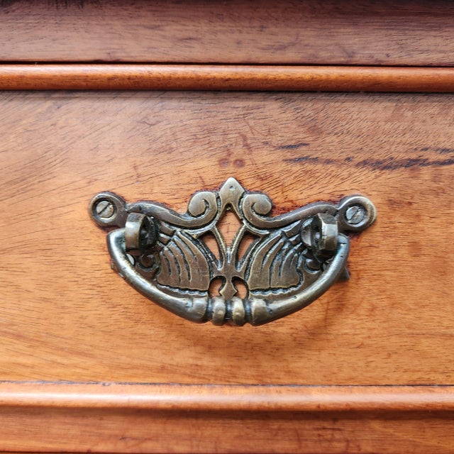 Wood Diminutive Five Drawer Mahogany Chest For Sale - Image 7 of 12