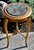 Marble Top Round Side Table Vintage French Style Green Ormolu Fruitwood Stand For Sale - Image 12 of 14