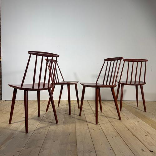 Vintage Chairs from FDB Furniture, 1960s, Set of 4 For Sale - Image 4 of 9