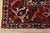 Bakhtiari Rug 7'1'' X 9'9'' Red Wool Semi-Antique Hand-Knotted Carpet For Sale - Image 10 of 12