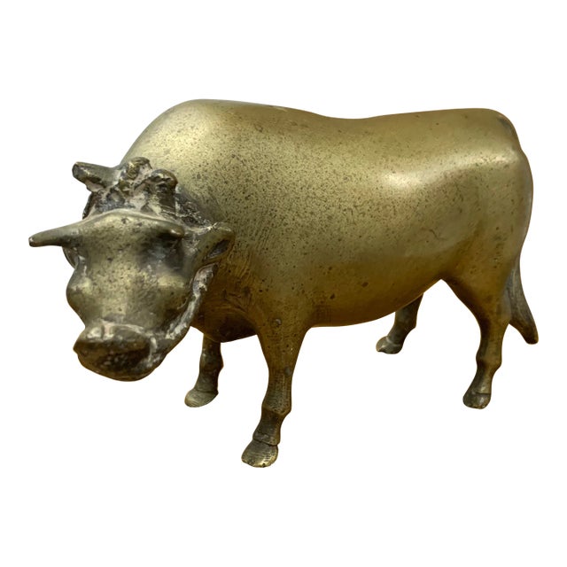 Late 19th Century Bronze Bovine Sculpture For Sale