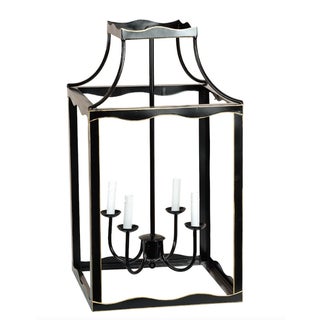 Black & Gold Lantern - Large, 29" For Sale