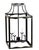 Black & Gold Lantern - Large, 29" For Sale