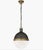 Large Hicks Pendant Light in Bronze and Glass from Thomas Obrien For Sale - Image 14 of 14