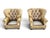 1980s Ralph Lauren Style Leather Writer's Chair Wingback a-Pair For Sale - Image 13 of 18
