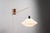 Suspendable Wall Lamp with Brass and Wood Details, 1960s For Sale - Image 4 of 15