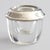 1930s Vintage Sterling Silver & Glass Match Striker Holder For Sale - Image 5 of 8