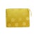 Chinoiserie Chinese Oriental Golden Yellow Silk Fabric Rectangular Seat Cushion Pad For Sale - Image 3 of 6