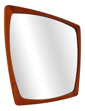 Large Mid-Century Modern Danish Wall-Mounted Mirror, 1960s