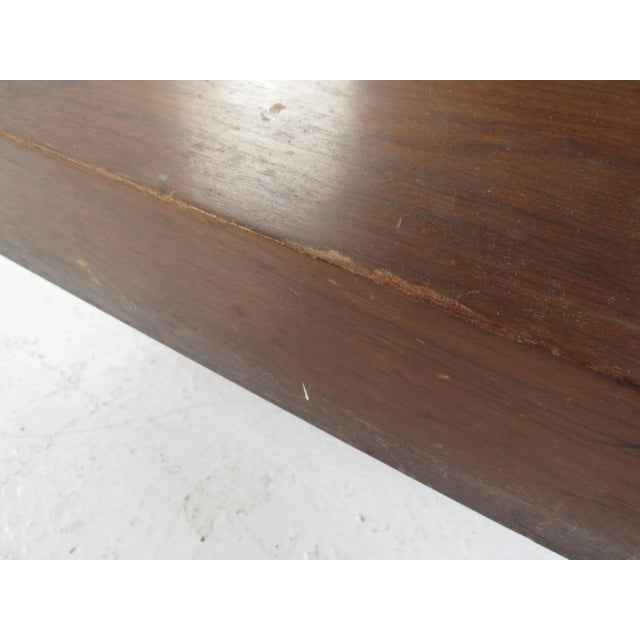 1960s Mid-Century Modern Arched Wall Mirror with Shelf For Sale - Image 12 of 12