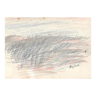 Robert Angeloch Landscape Pastel Drawing For Sale