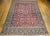 Persian Vintage Mahal Sultanabad Rug, Hand-Knotted Wool, Geometric Pattern, 10x13, Red & Blue For Sale - Image 3 of 10