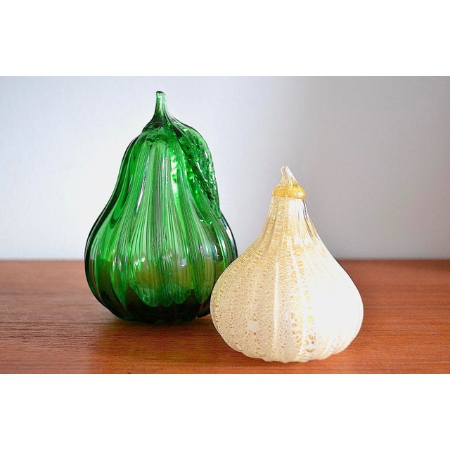 1960s Mid-Century Murano Fruit Von Barovier & Toso, 1960s, Set of 2 For Sale - Image 5 of 5