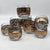 1960s Vintage 22k Gold Greek Key Double Old Fashioned & Rocks Glasses Set of 8 For Sale - Image 5 of 12