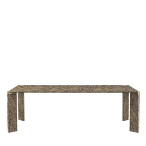 Ottanta Rectangular Brown Dining Table by Lorenza Bozzoli